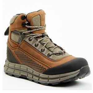 BROTHERS AND SONS size 13 5.5" WATERPROOF HIKER WORK BOOTS - SOFT TOE